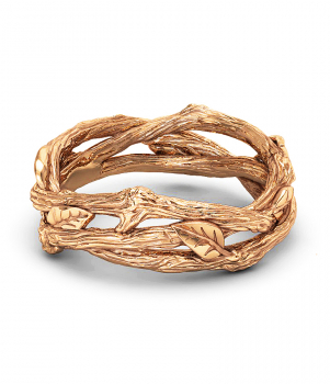 Тематическое кольцо "Веточка с листиками" (Мод. 509)